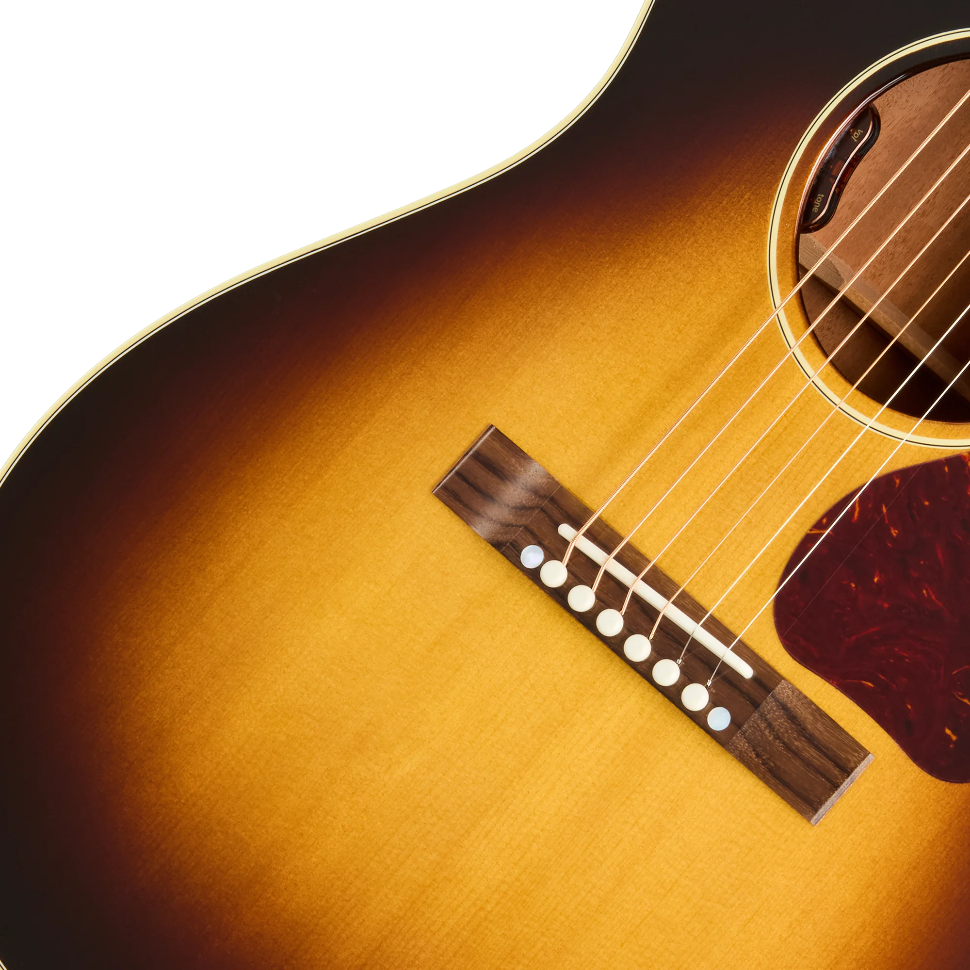 Gibson Original 50s LG-2 Vintage Sunburst - Steg und Stegeinlage